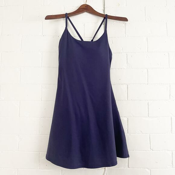 HALARA Always In A Mood Workout Dress Navy Blue Medium M - Picture 3 of 10